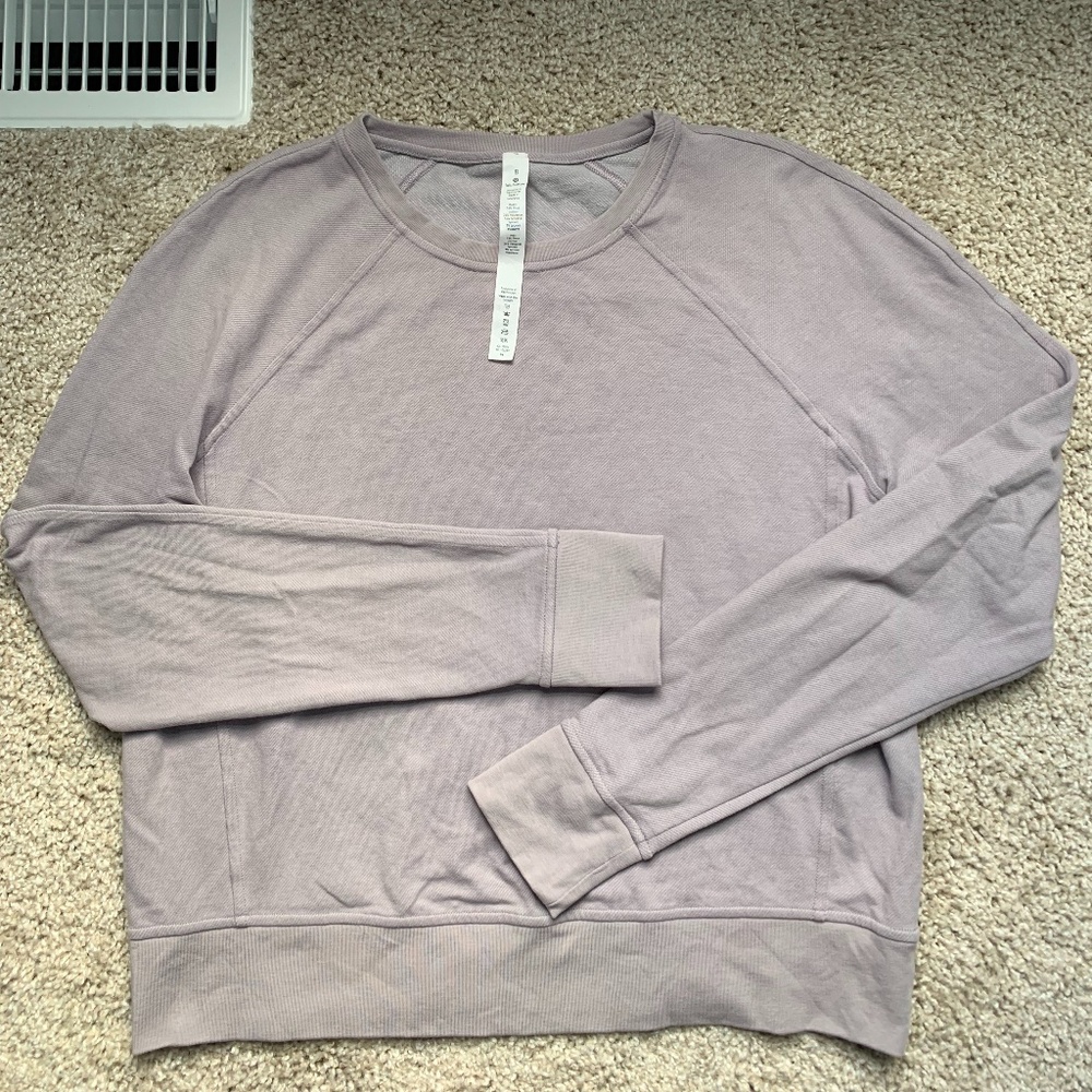 Lululemon Lilac Crewneck (light weight)